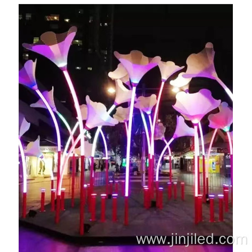 LED Morning Glory Shaped Light